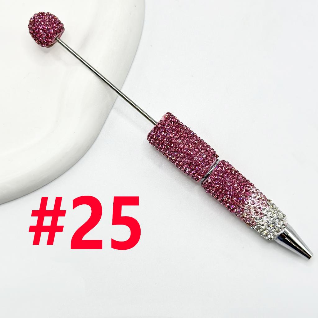 Beadable Rhinestones Pen, Bling Bling Style Fancy Beaded Pens