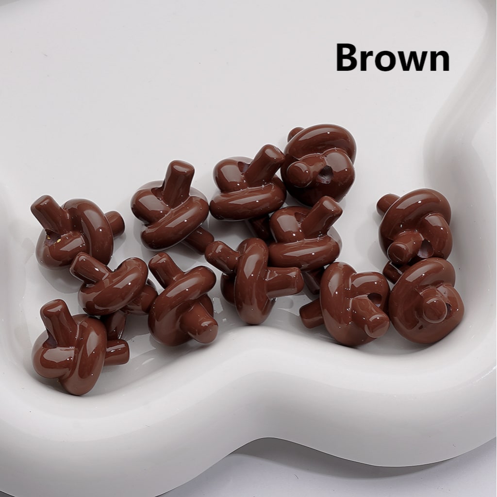 Knot Tie Cute in Solid Color Acrylic Beads Around 15*17MM (Single Color is available for 200pcs Whole bag)