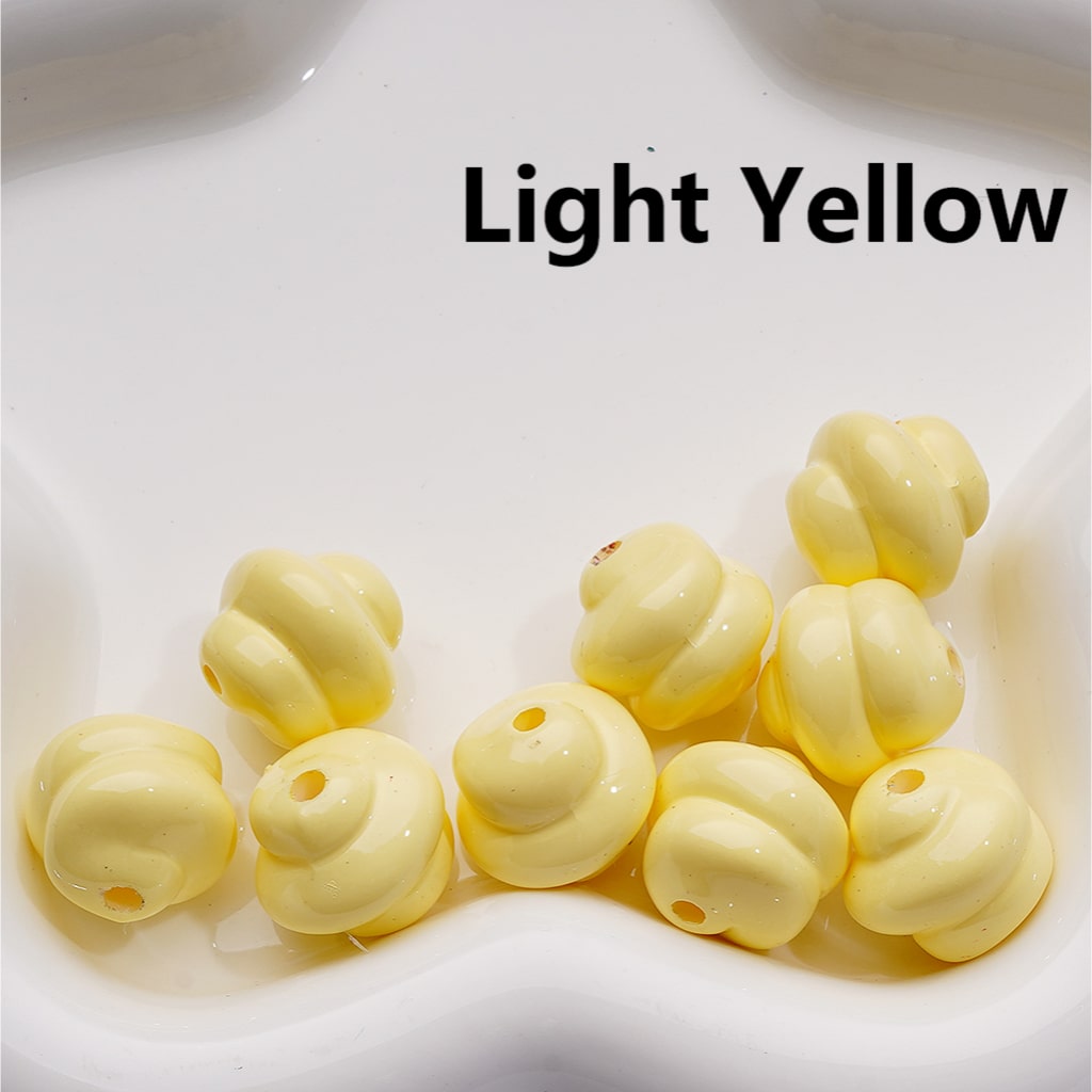 Vivid Cream Cute Acrylic Beads 17*17MM (Single Color is available for 200pcs Whole bag)