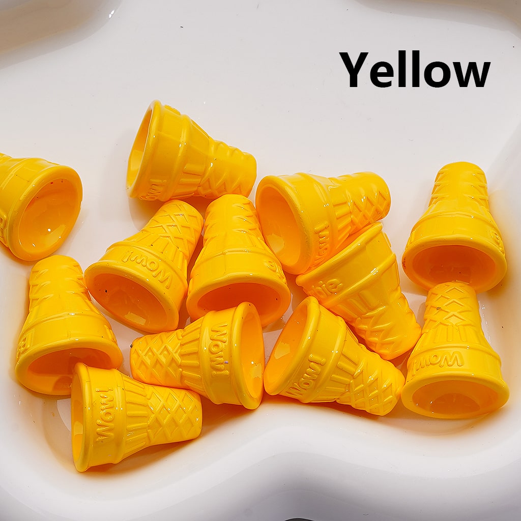 Cute Ice Cream Cone Acrylic Beads, 21*18MM (Single Color is available for 200pcs(Whole bag))