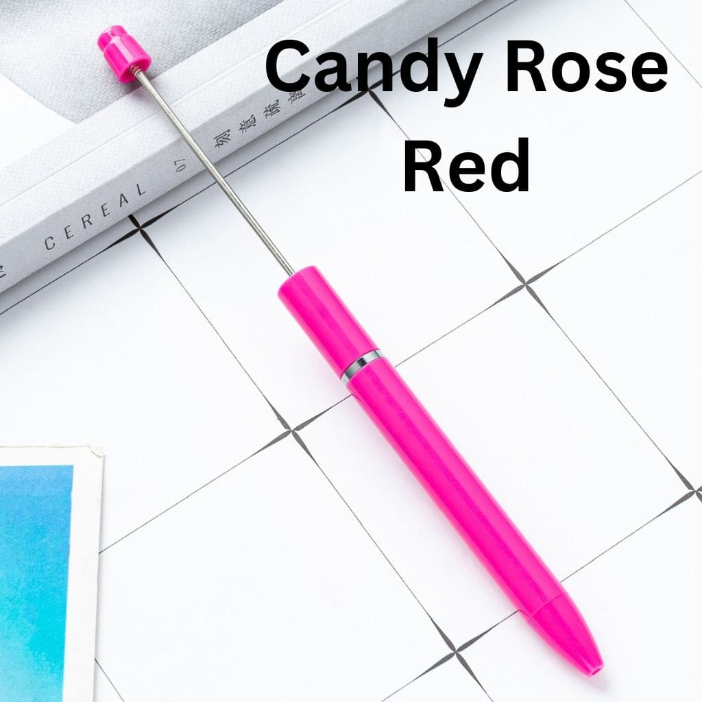 DIY Beadable Pen in Solid Color New Style Fashion, 167MM, Please Read the Description, (Refill Can be Replaced)