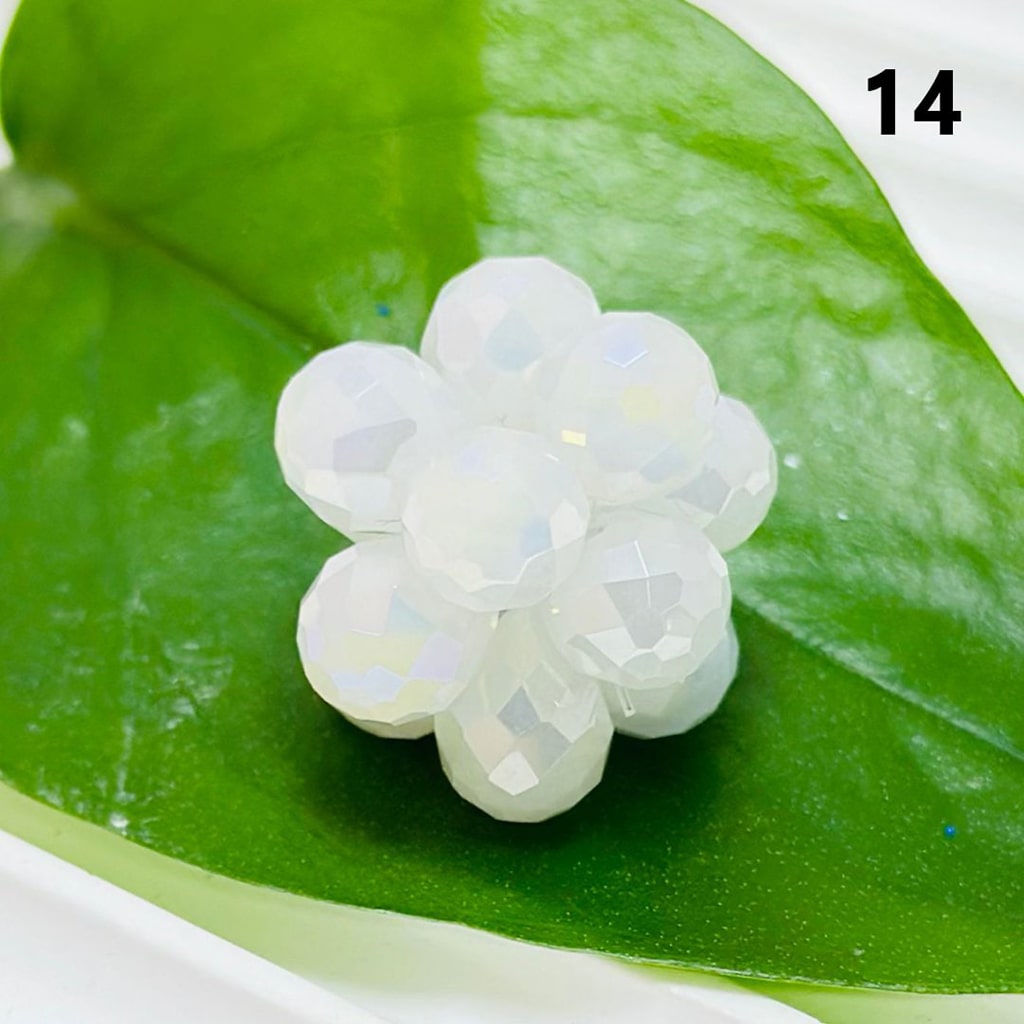 Colorful Water Drop Shape Bling Bling Rhinestones Knots Beads, Around 20MM