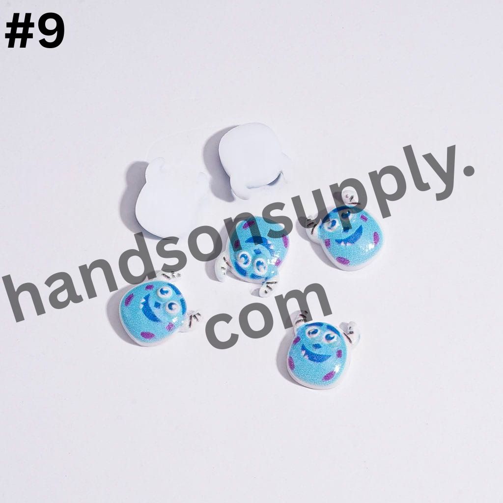 Playful Mini Cartoon Animal Character Charms for DIY Jewelry Accessories