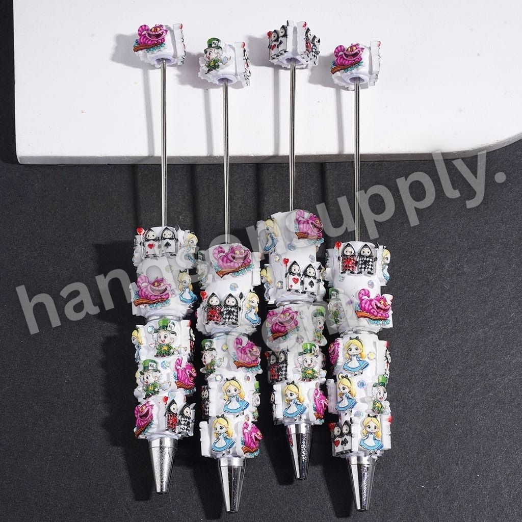 Magical Hole Fantasy World Series with Sparkling AB Rhinestones Beadable Clay Pens