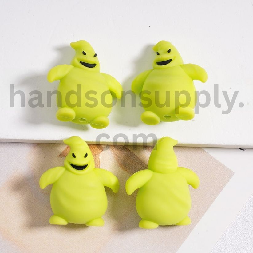 The Nightmare Before Christmas Luminous Oogie Boogie Halloween Silicone Focal Beads