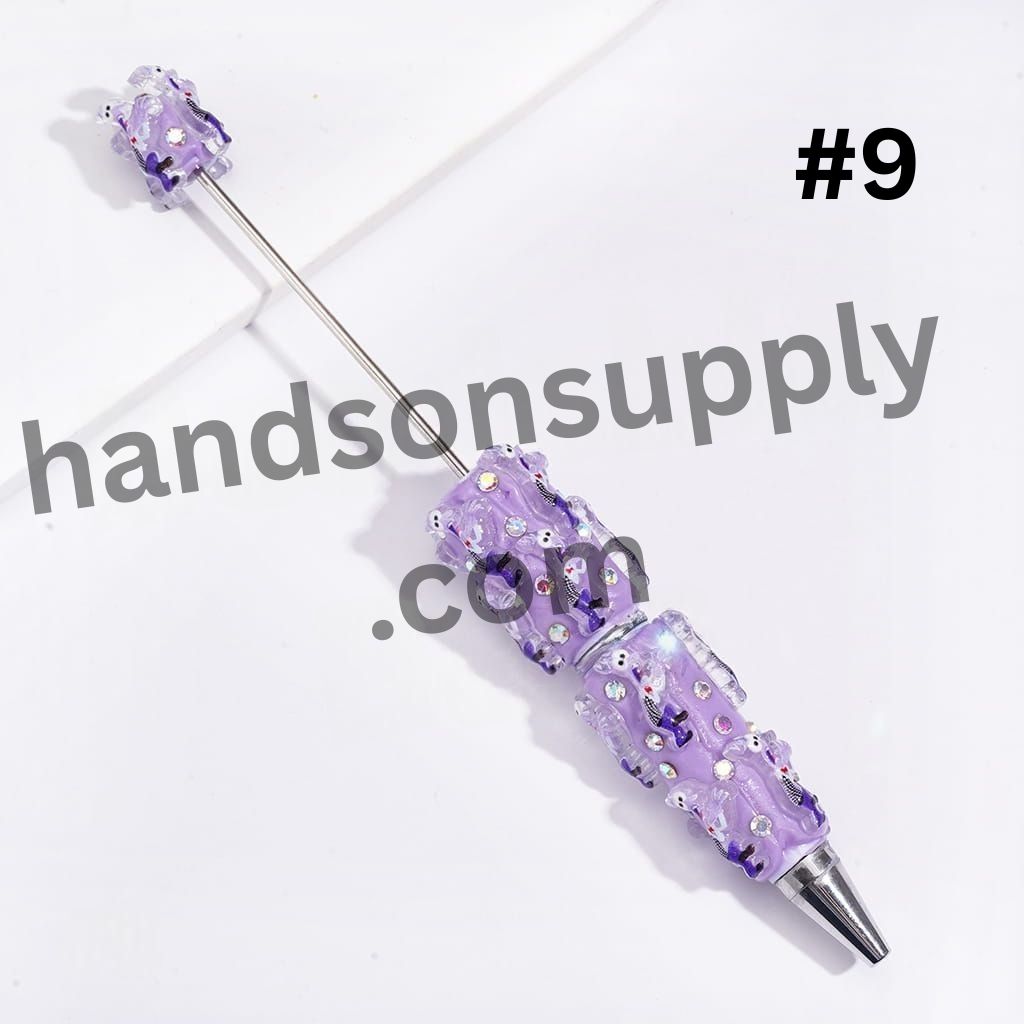 Adorable Five Emotions Mind Character Series, Multi-Color Beadable Clay Pens