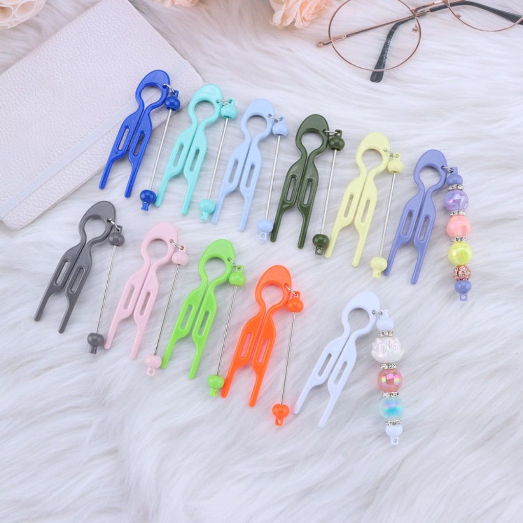 U Shape Updo Comb Hair Accessories with DIY Beadable Bar Hair Clip Hairpin Hair Artifact in Solid Color