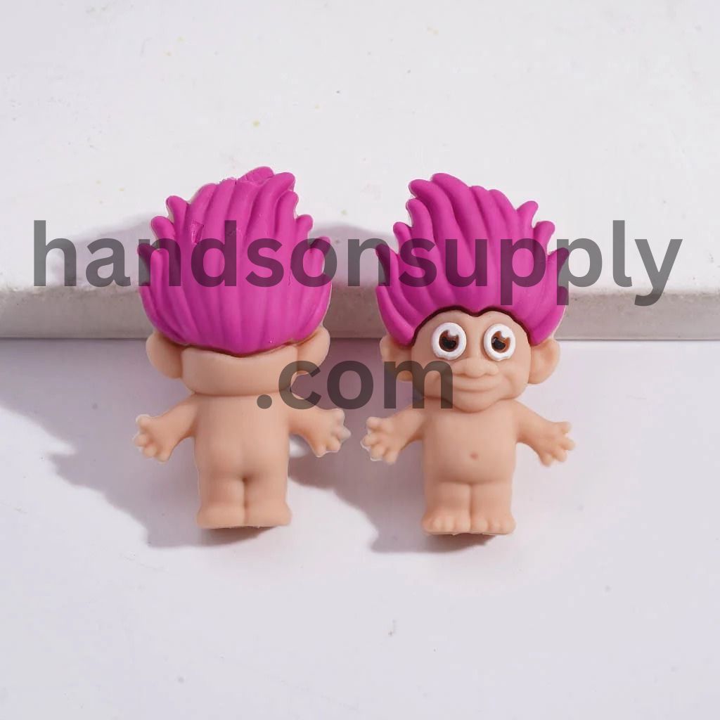 3D Magic Hair Elf Series in Various Colors Silicone Focal Beads