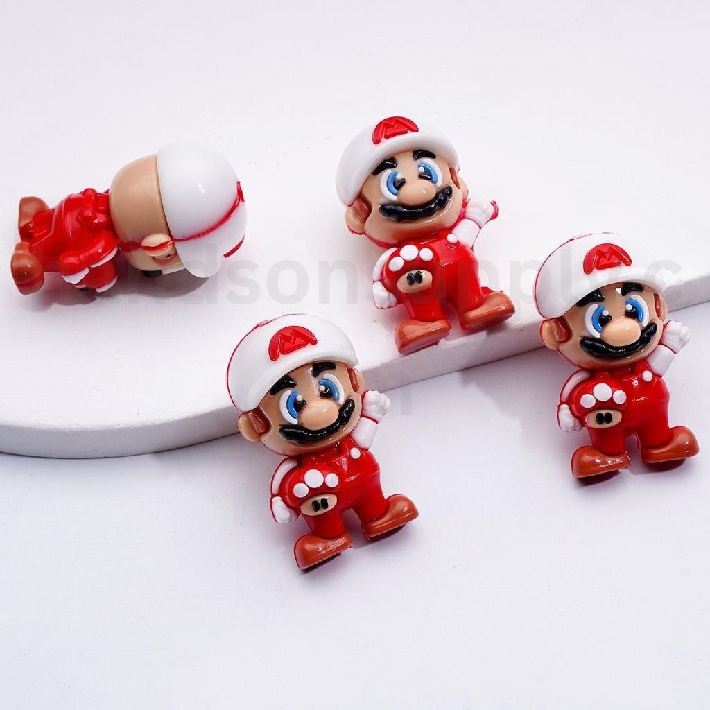 Flocked Fluffy Rainbow Bears with Dangle Ring 18*28MM Random Colors Acrylic Pendant