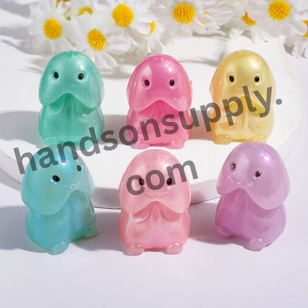 UV Coating Soft PVC Rubber Beads with Exclusive Man Theme Characters. 21×29MM Multi-Color Random Mix