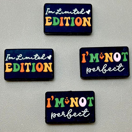 I'm Not Weird I'm Limited Edition Silicone Focal Beads