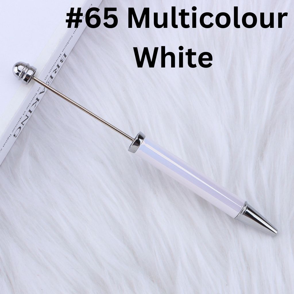 New Style Ombre Multi-Color DIY Plastic UV Coating Beadable Pen, 149MM , Please Read Description