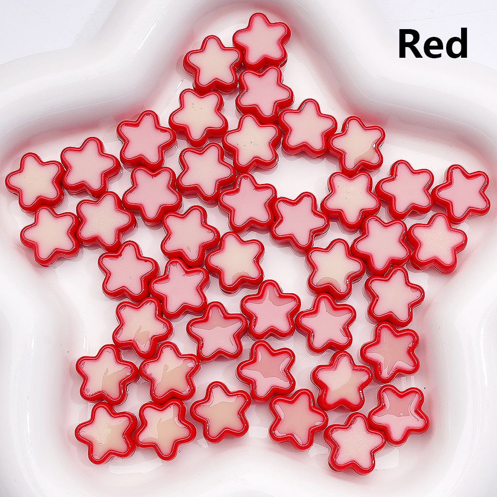 Luminous Acrylic Beads Mini Heart Shape13*12MM (Single Color is available for 500pcs(Whole Bag))]