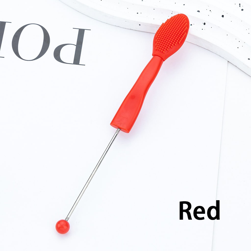 DIY Beadable Multifunction Cleaning Brush Solid-Color 156MM