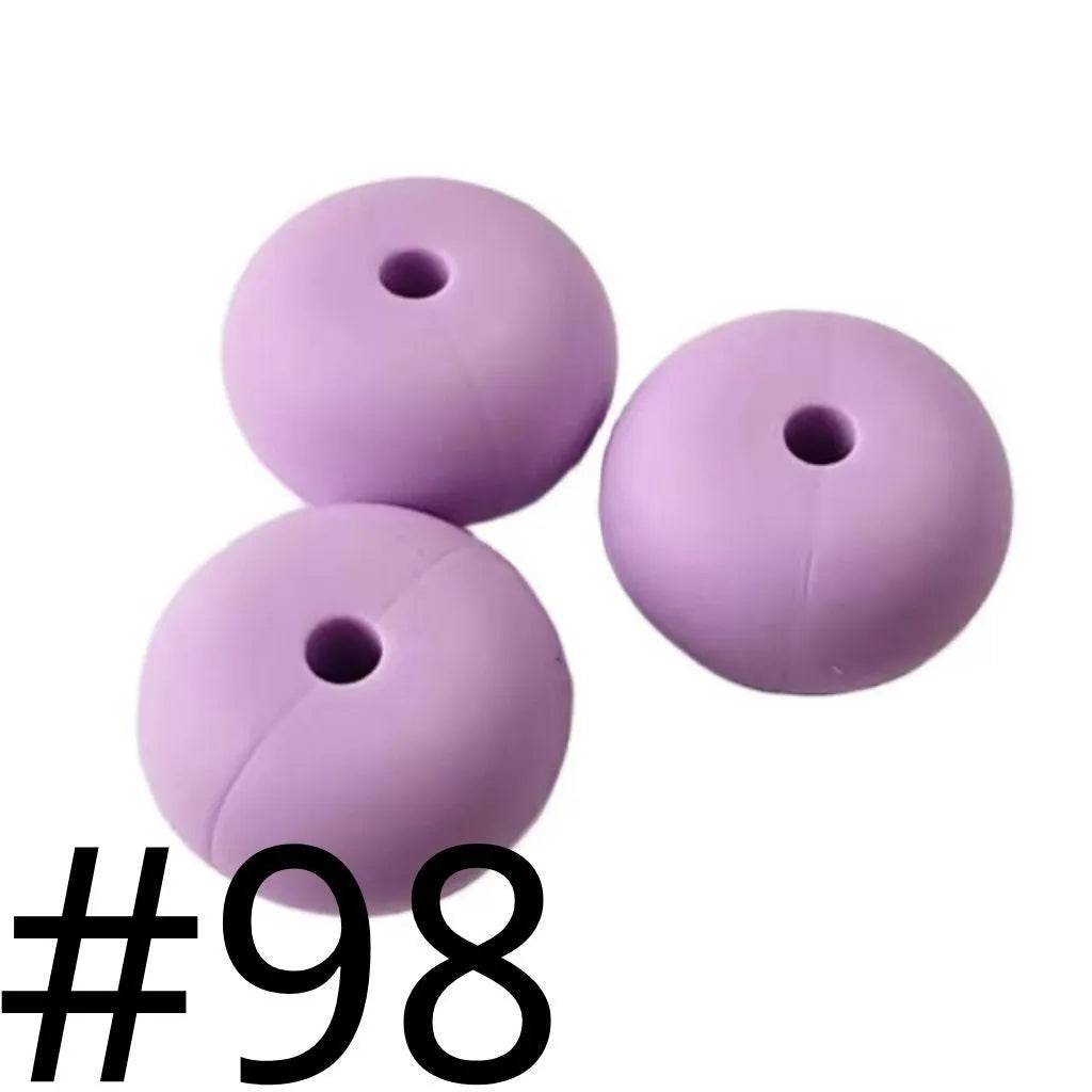 Silicone Wheel Beads  14mm