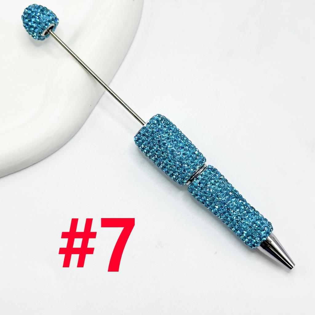 Beadable Rhinestones Pen, Bling Bling Style Fancy Beaded Pens