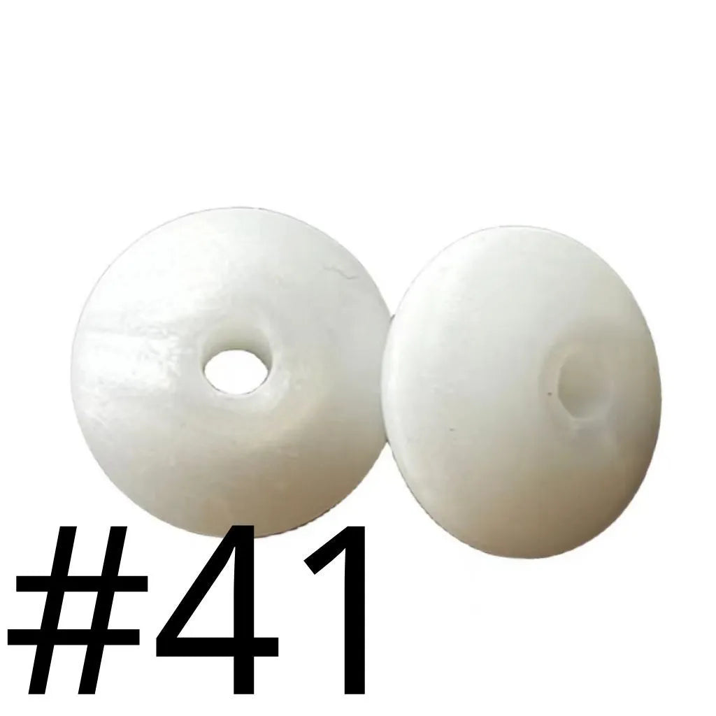 Silicone Lentil Beads Spacers 12mm