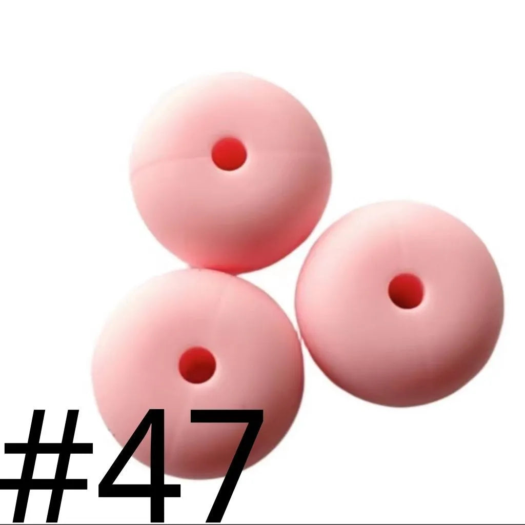 Silicone Wheel Beads  14mm
