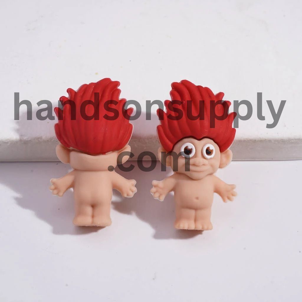 3D Magic Hair Elf Series in Various Colors Silicone Focal Beads
