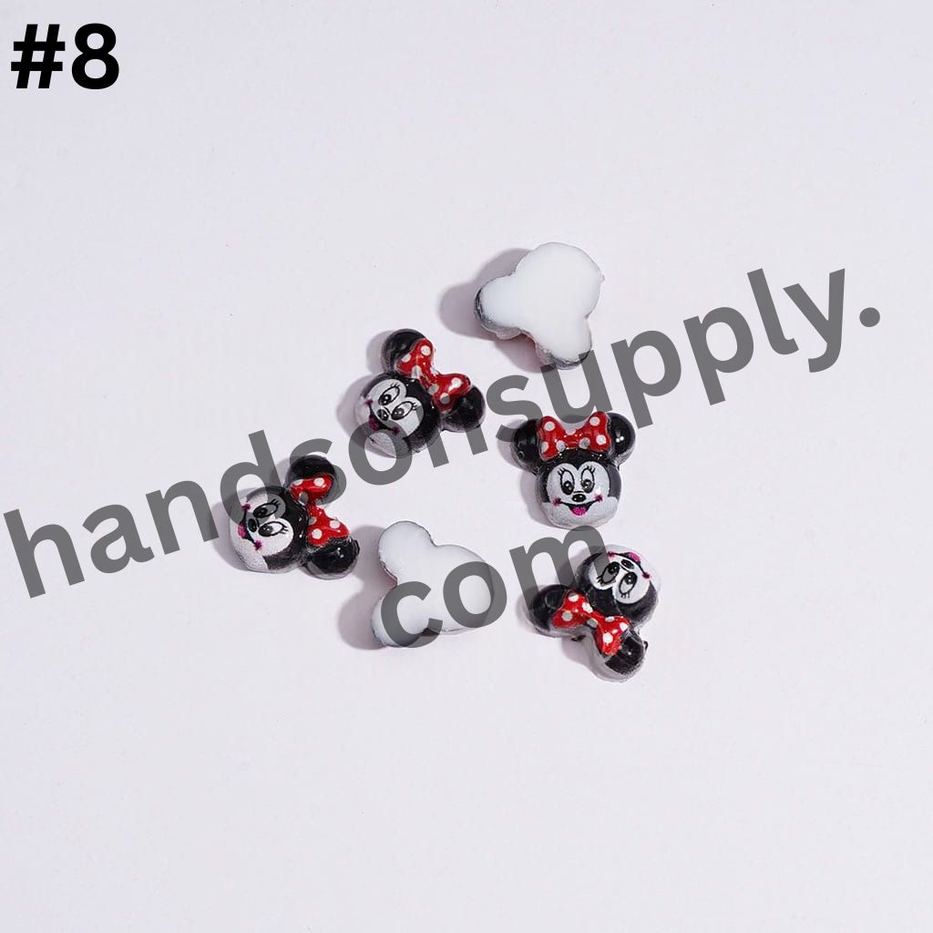 Playful Mini Cartoon Animal Character Charms for DIY Jewelry Accessories