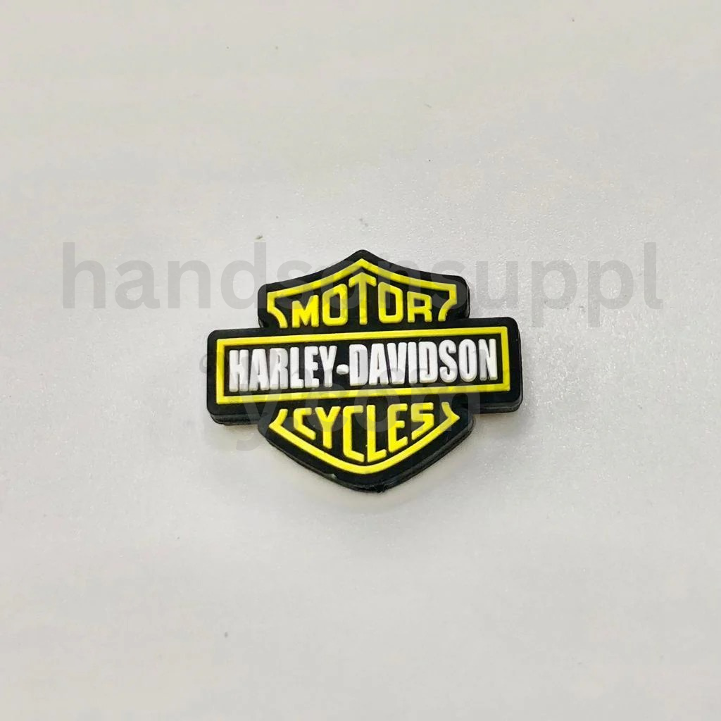 Classic Motorcycle Design Chopper Bike Theme Silicone Focal Beads