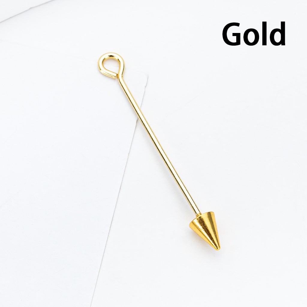 DIY Brass Arrow Eye Pin Bar Split Eye Pendant & Jewelry Accessory