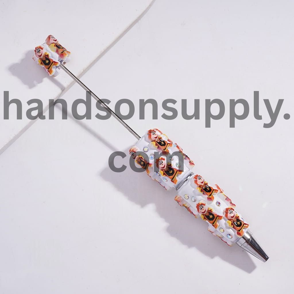 Princess & Wild Beast Character Design with AB Rhinestones Beadable Clay Pens