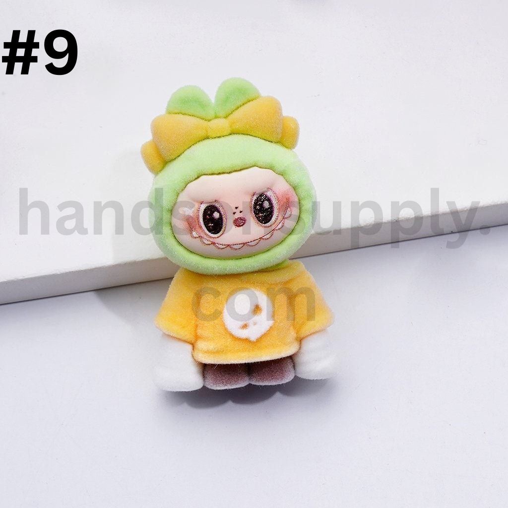 Fuzzy Labub Monster Pop Mar Design Pen Topper 45*28MM(Half Through Hole)