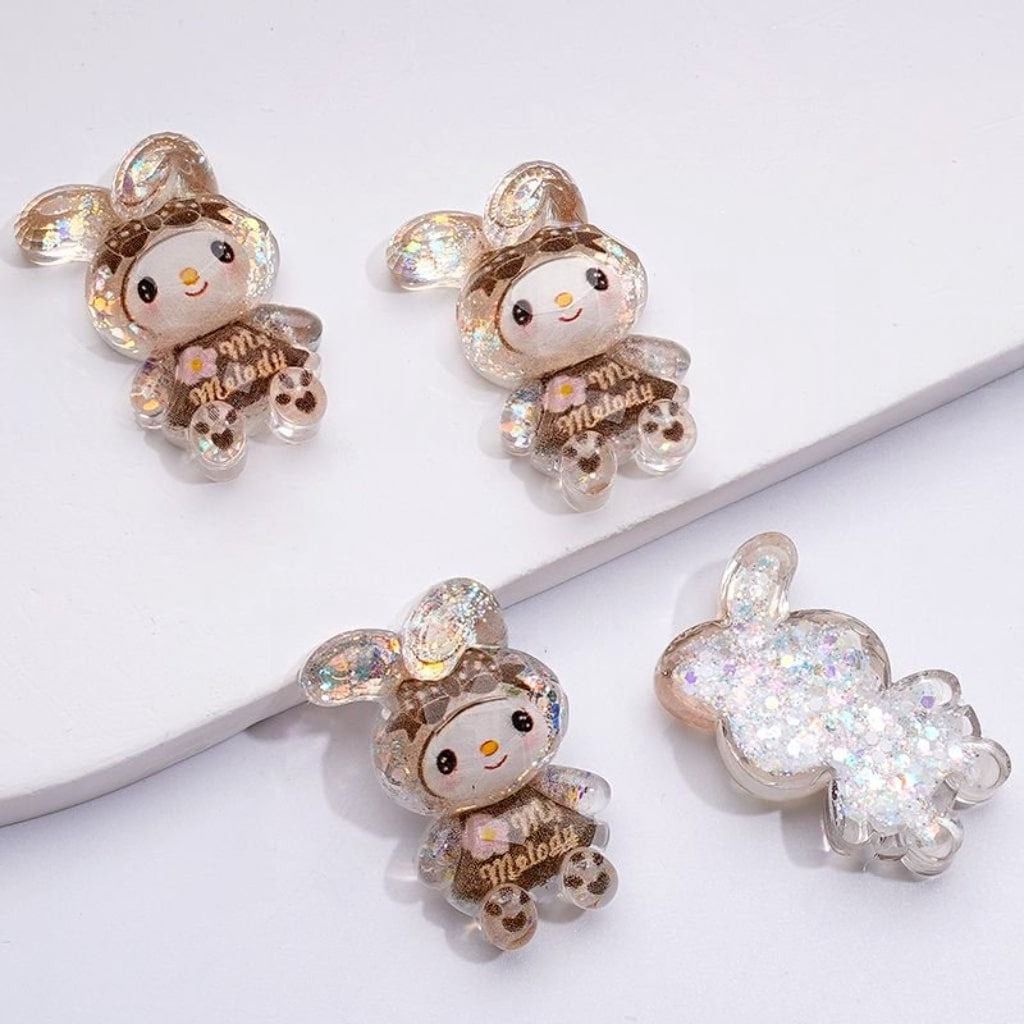 Mini Cute Cat Character Phone Case Charms Jewelry Accessories, 28*20MM