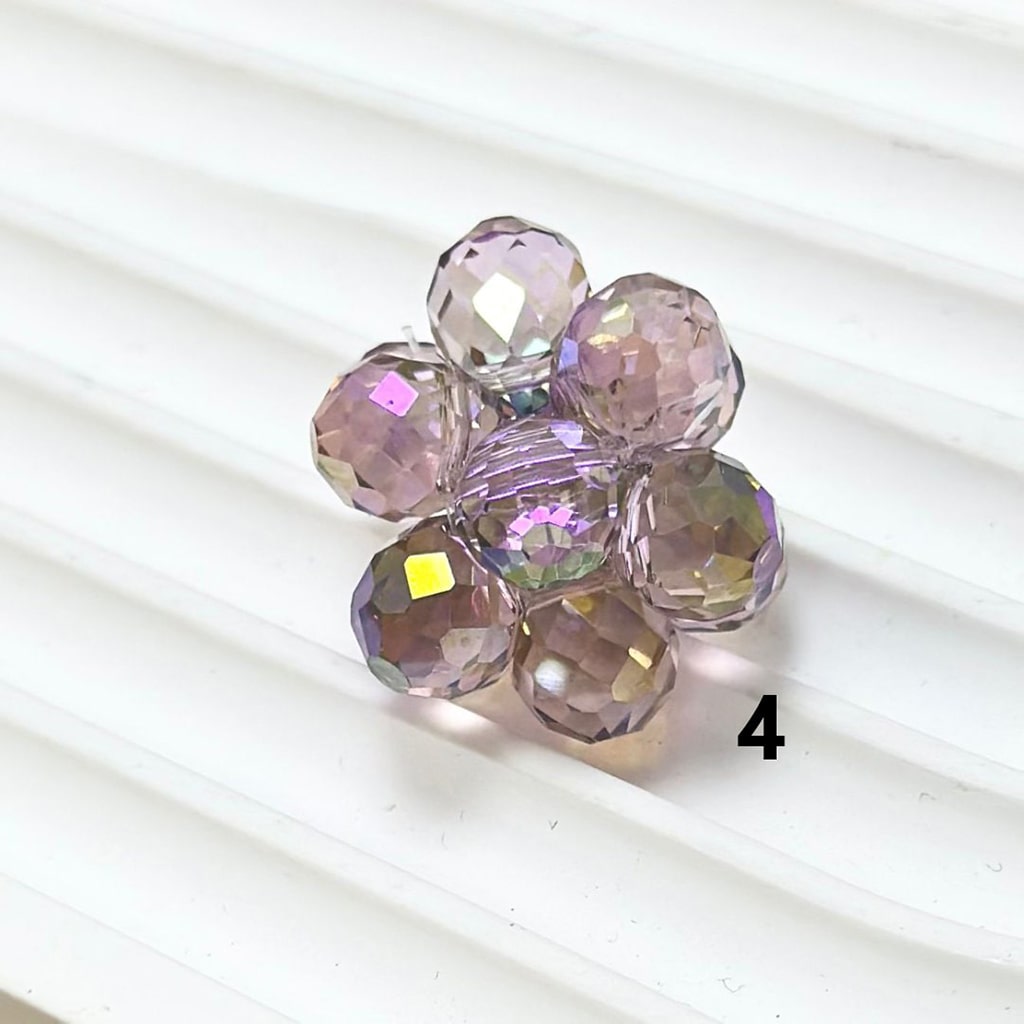 Colorful Water Drop Shape Bling Bling Rhinestones Knots Beads, Around 20MM