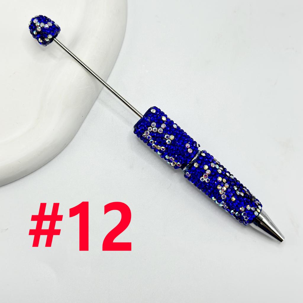 Beadable Rhinestones Pen, Bling Bling Style Fancy Beaded Pens