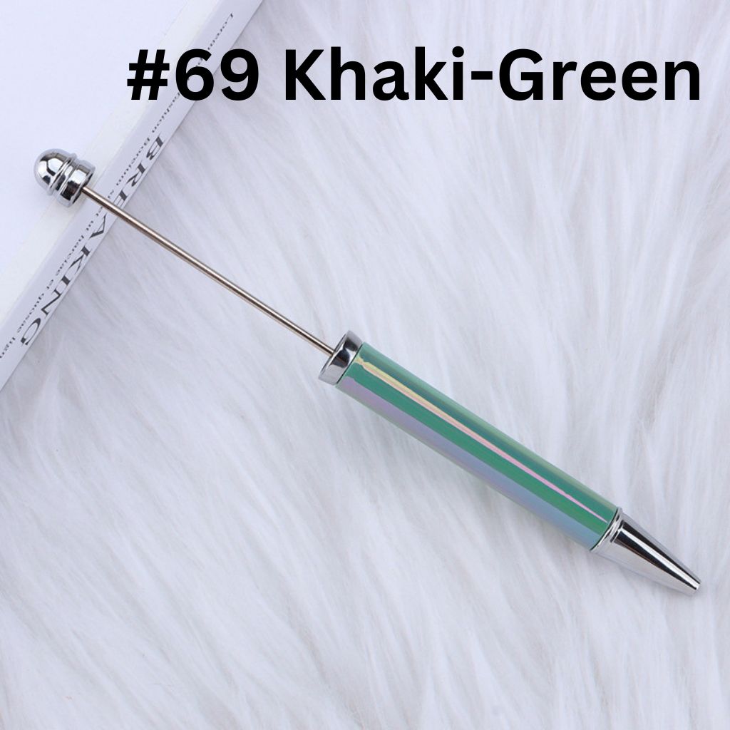 New Style Ombre Multi-Color DIY Plastic UV Coating Beadable Pen, 149MM , Please Read Description