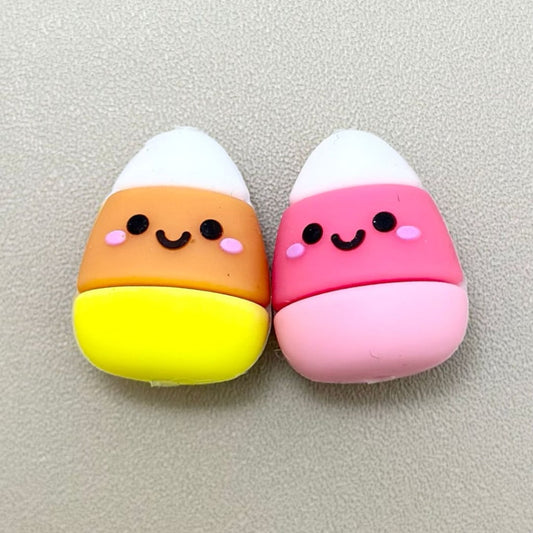 3D Candy Corn Bonding Mould Silicone Focal Beads