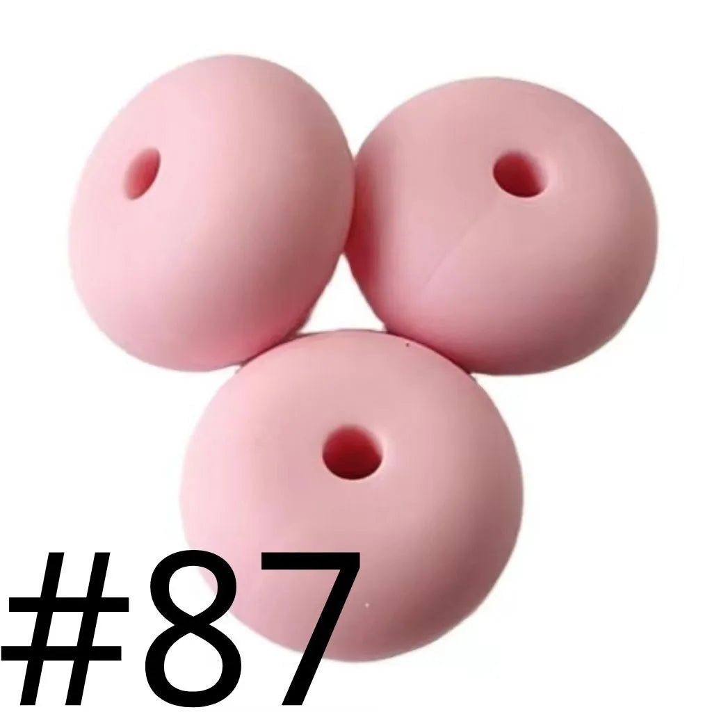 Silicone Wheel Beads  14mm