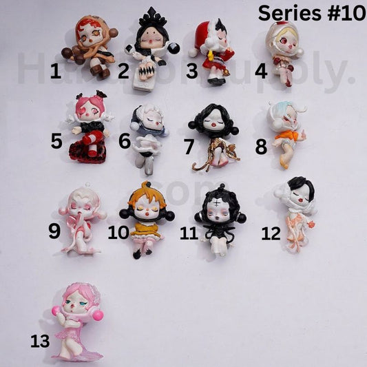 Cute Skullpand Image of Realit Series  Blind Box Pop Mar Figures Jewelry Accessories (No Hole)