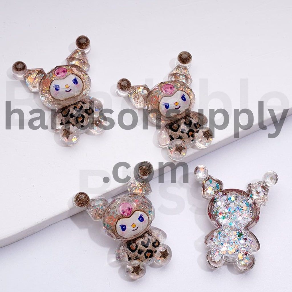 Mini Cute Cat Character Phone Case Charms Jewelry Accessories, 28*20MM