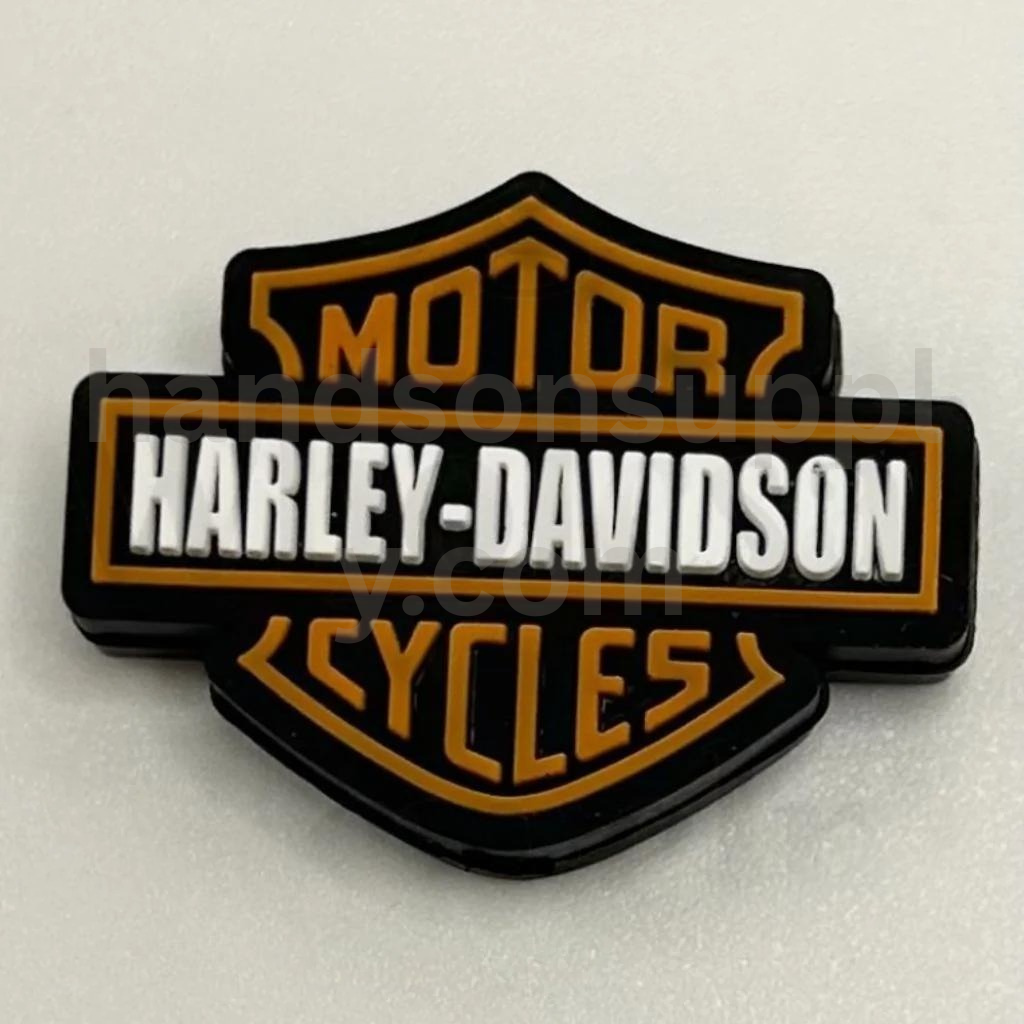 Classic Style Motorcycle Rider Design Silicone Focal Beads