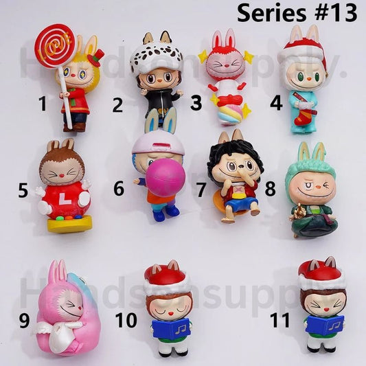 Cute Labub Retro Swee Series Pop Mar Blind Box Figures Jewelry Accessories (No Hole)