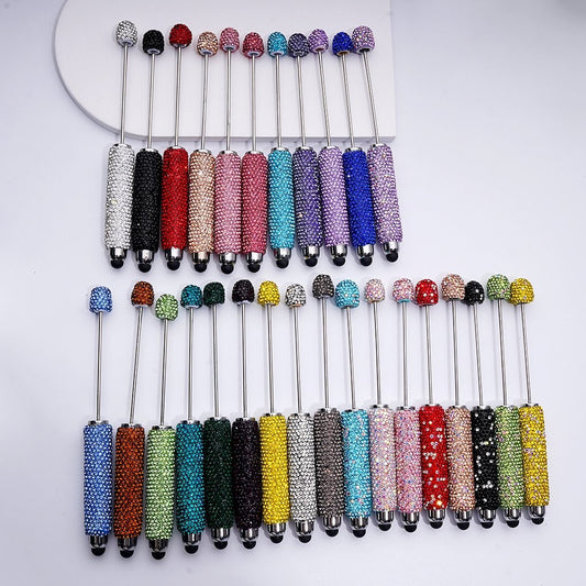 Whimsical Vivid Fruit Series Pens – Beadable Design with Clear Sugar White Accents