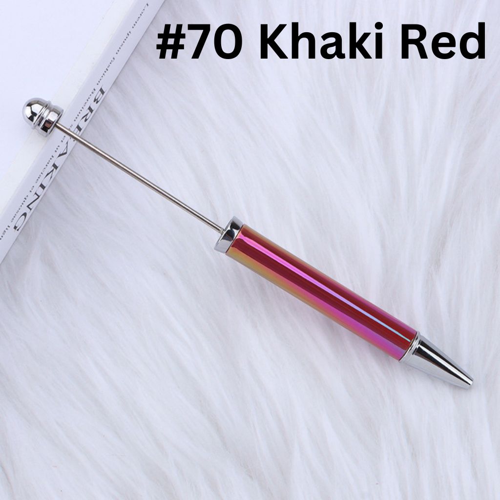 New Style Ombre Multi-Color DIY Plastic UV Coating Beadable Pen, 149MM , Please Read Description