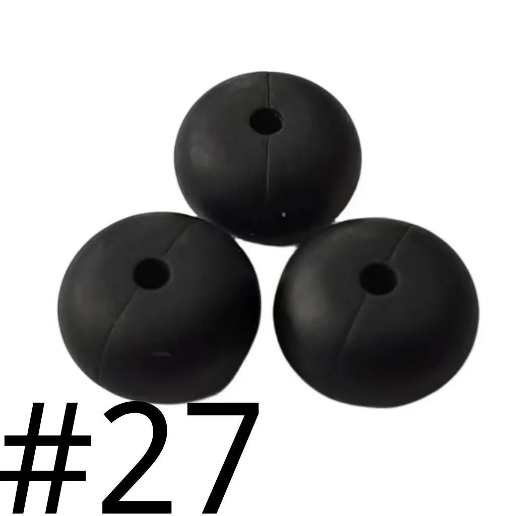 Silicone Wheel Beads  14mm