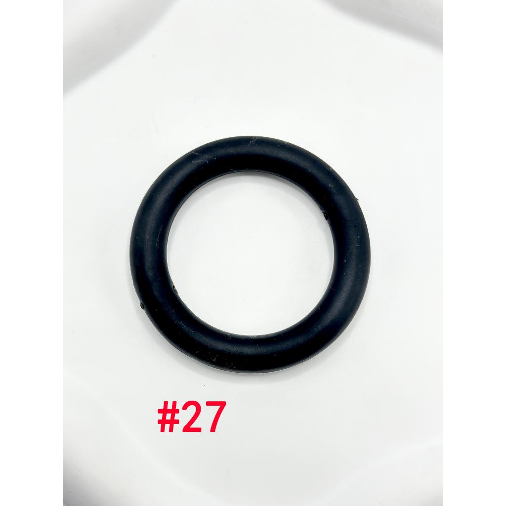 Ring Frame Bead Circle Soft Silicone  Car Hanger Charm Loop 65mm