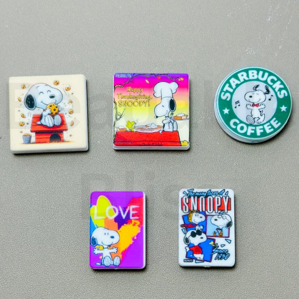 3D silicone beads featuring cute Beagle dog puppy designs, assorted colors, perfect for DIY crafts and jewelry projects