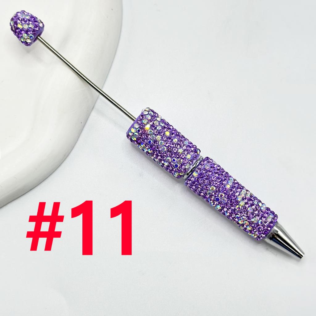 Beadable Rhinestones Pen, Bling Bling Style Fancy Beaded Pens