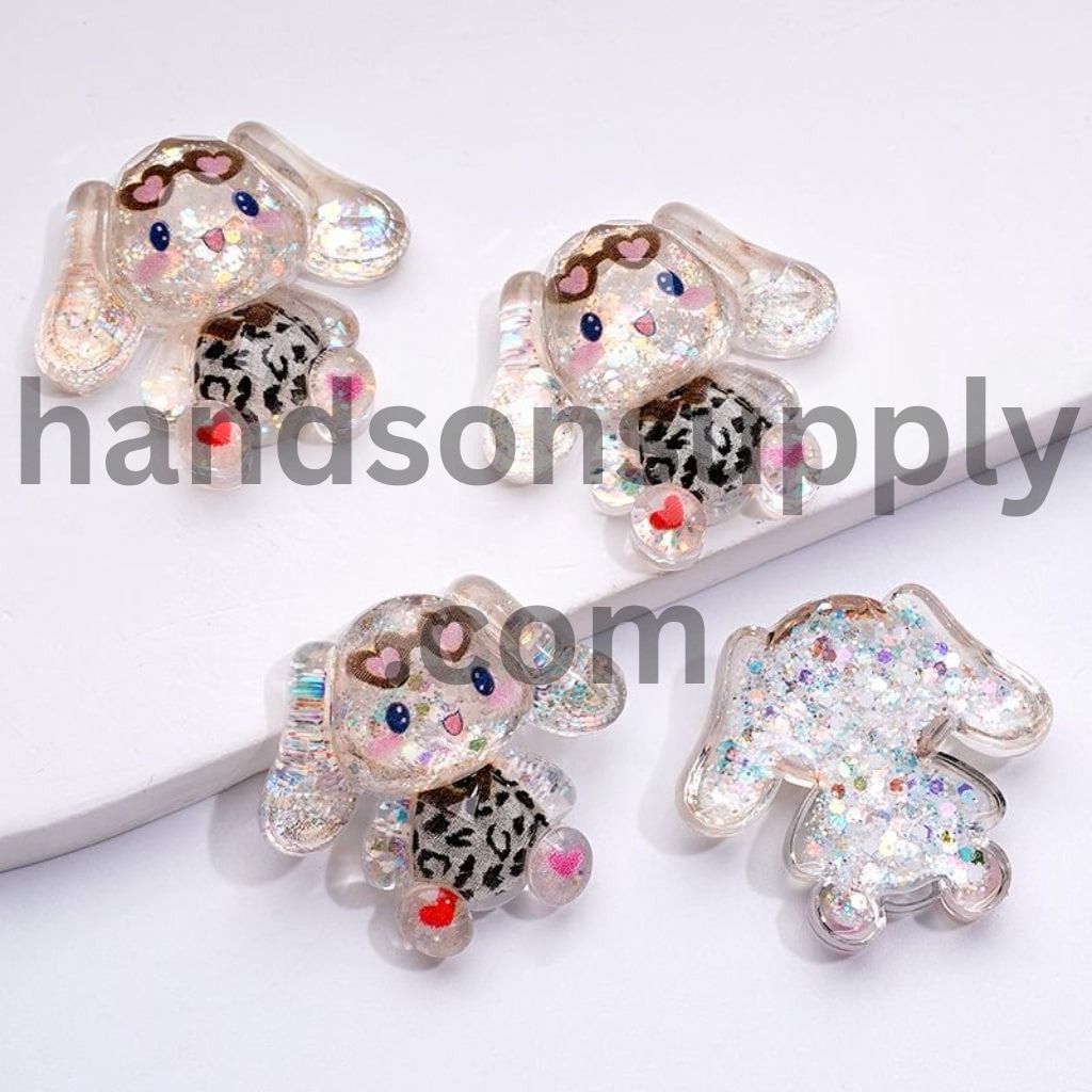 Mini Cute Cat Character Phone Case Charms Jewelry Accessories, 28*20MM