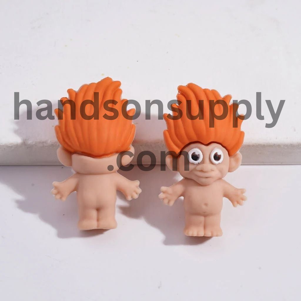3D Magic Hair Elf Series in Various Colors Silicone Focal Beads