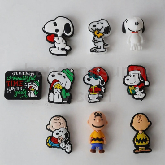 Charli Brow Peanu Snoop Series Silicone Focal Beads, Random Mix