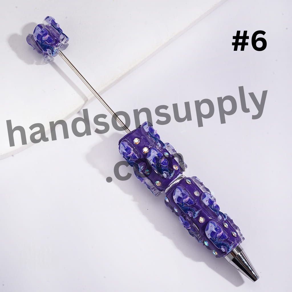 Adorable Five Emotions Mind Character Series, Multi-Color Beadable Clay Pens