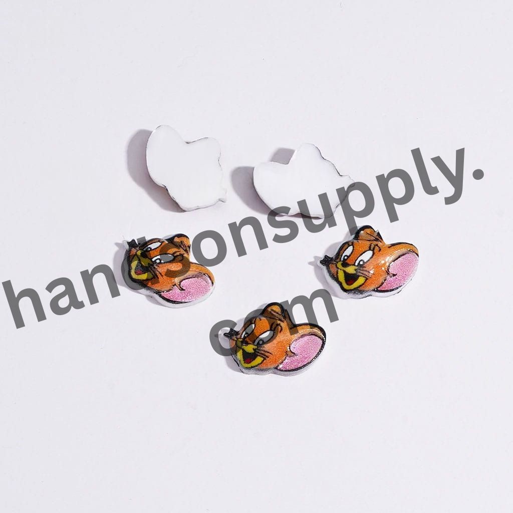 Charming Mini Mouse Boy and Girl Cartoon Character Series Charms for Jewelry Accessories