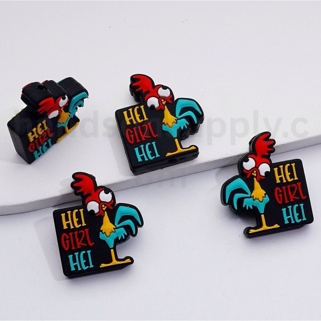 Cute Cartoon Cogswort Aladdi Ladd and the Tram Beaut and the Beas Silicone Focal Beads